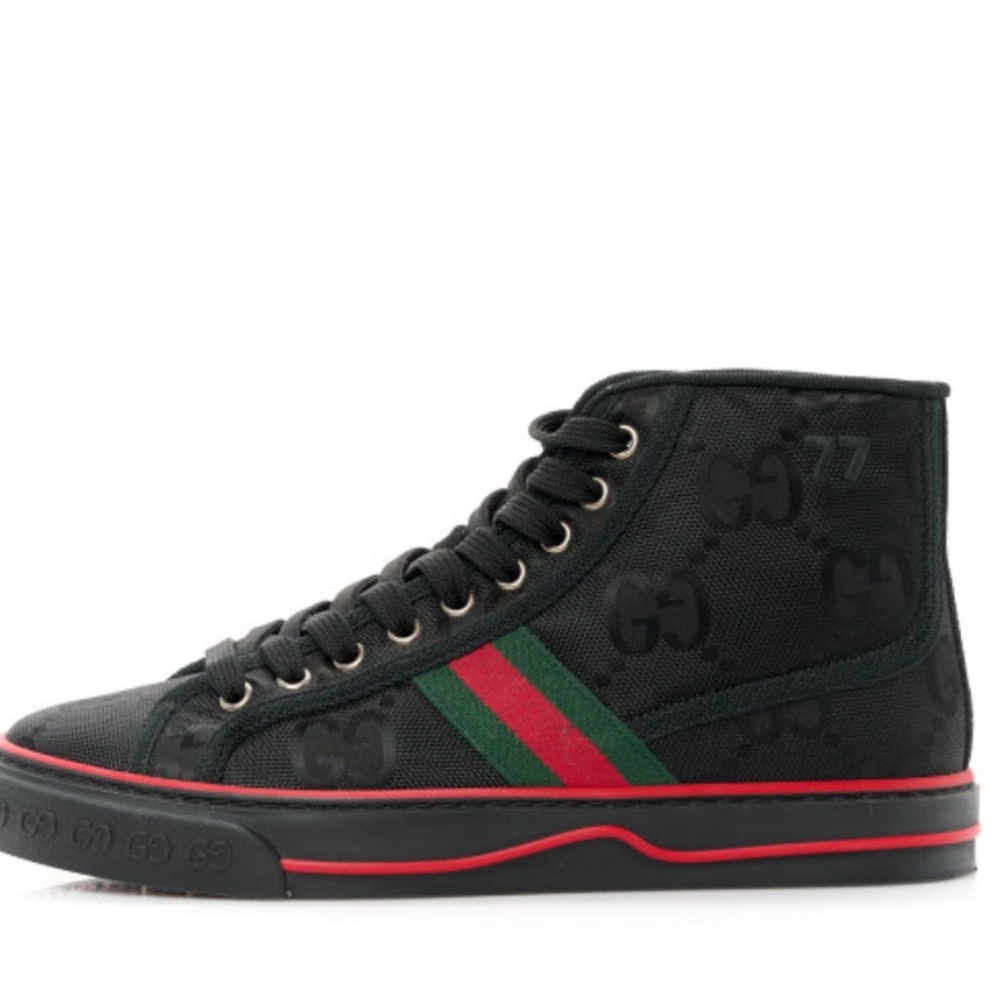 Econyl Nylon Web Monogram Off The Grid Womens 1977 Tennis High Sneakers for sale